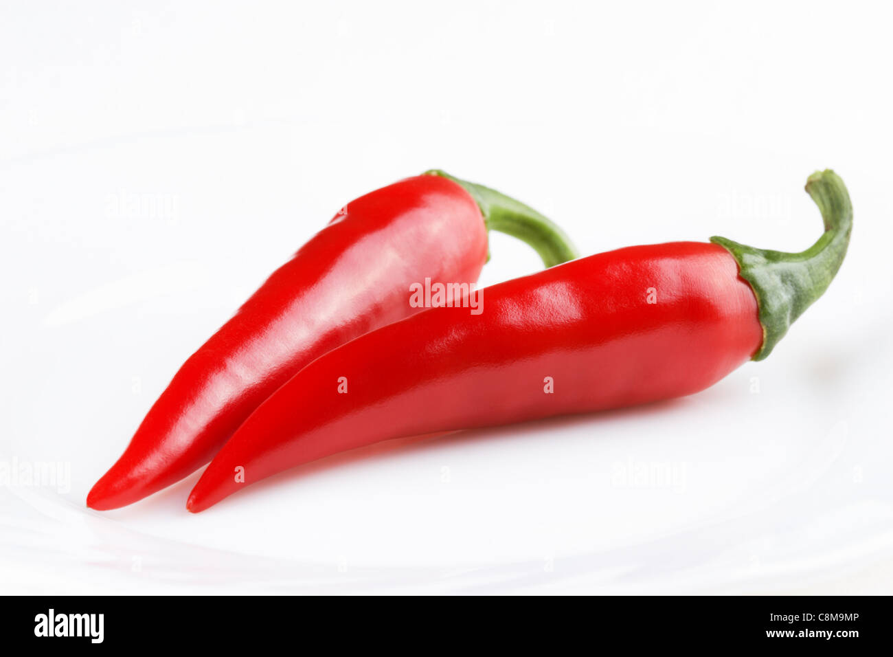 Scharfe Paprika Stockfoto