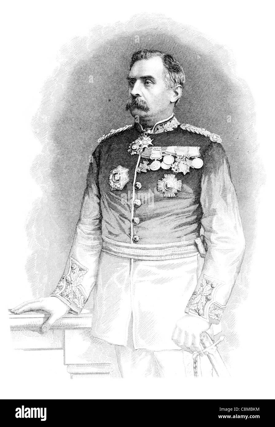 Leutnant General Sir Gerald Graham 1831 1899 Victoria-Kreuz Korps der königlichen Ingenieure britische Armee Redan Sebastopol Stockfoto
