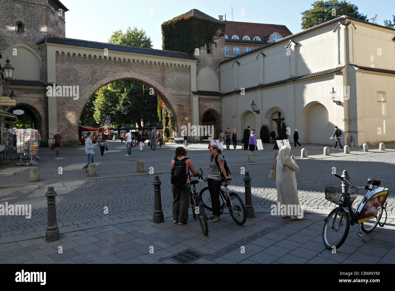 Sendlinger Tor Tor, München-Oberbayern-Deutschland Stockfoto