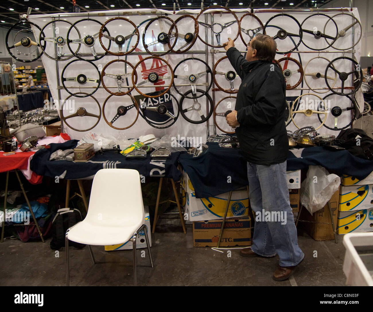 Oldtimer und Classic Cars Ausstellung von Padua, läuft vom 28.-30. Oktober 2011 Stockfoto