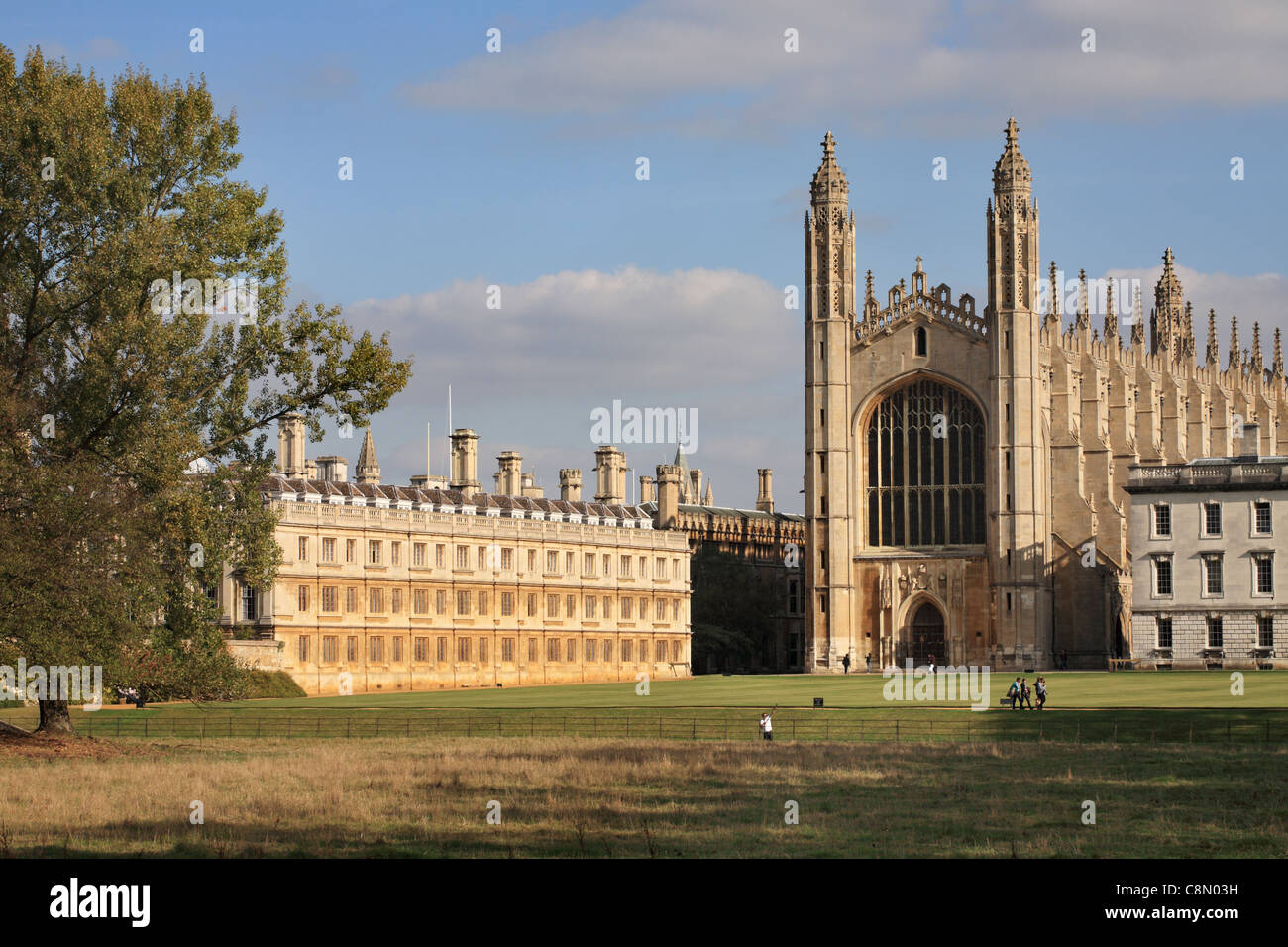Kings College Cambridge University, Cambridge, Cambridgeshire, England, Vereinigtes Königreich Stockfoto