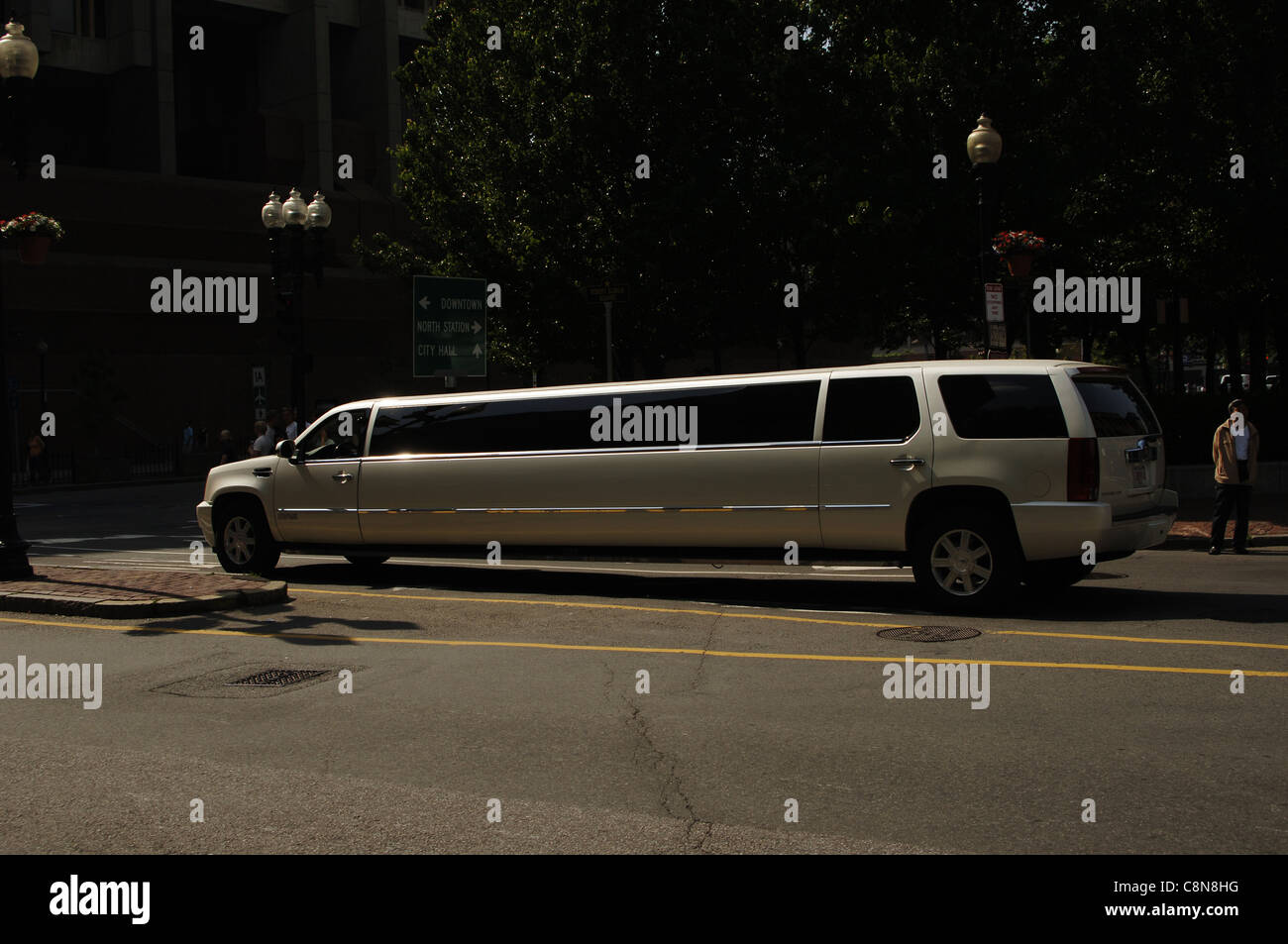 Limousine. Boston. Massachusetts. USA. Stockfoto