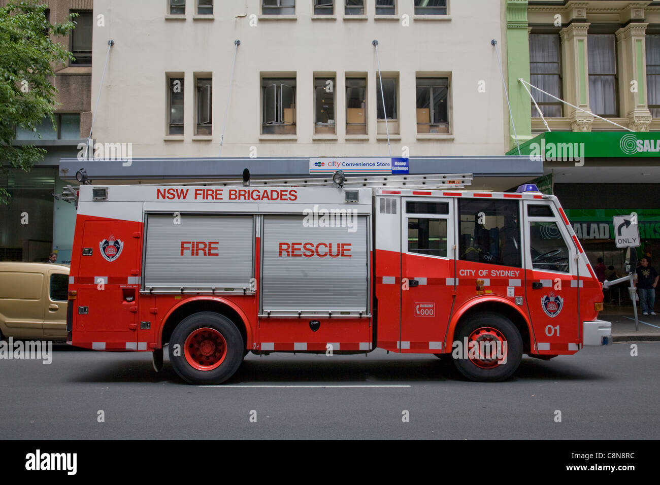 Löschfahrzeug Rettung New South Wales in Sydney, Australien Stockfoto