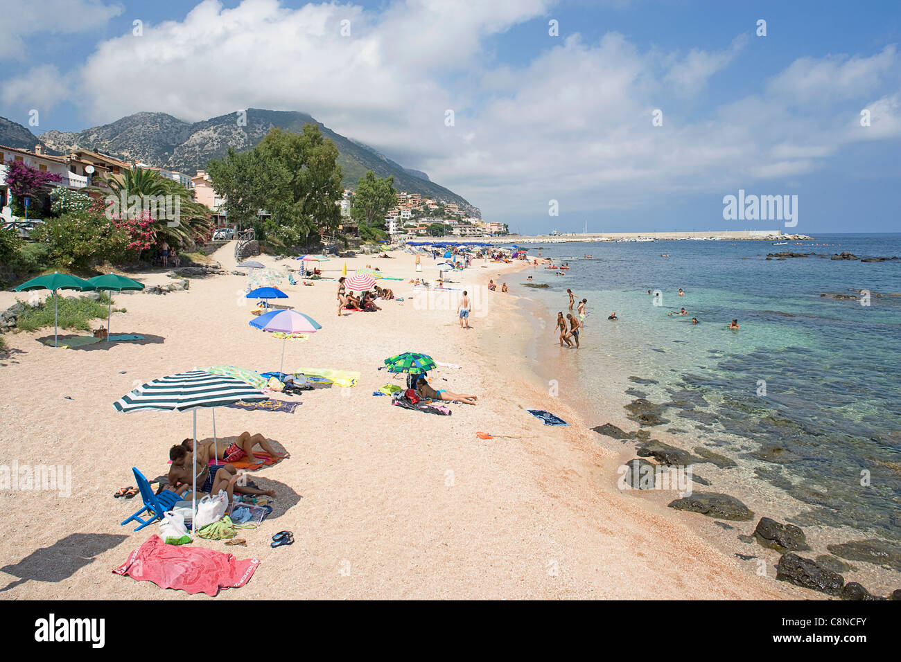 Italien, Sardinien, Cala Ganone, Strand-Szene Stockfoto