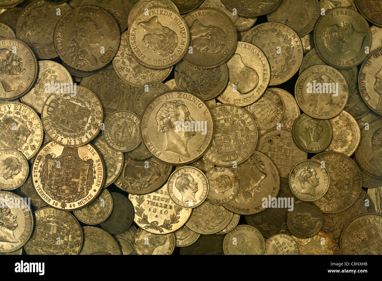 Preussische Munzen Aus Der Munzsammlung Des Bode Museums In Berlin Deutschland Stockfotografie Alamy