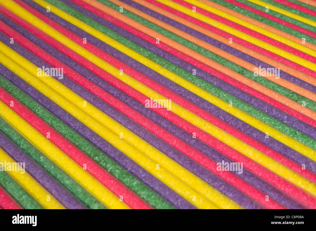 Süßigkeiten steckt in Studioumgebung Stockfoto