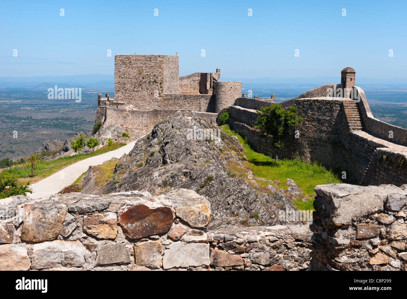 Marvao Burg, Alentejo, Portugal Stockfoto