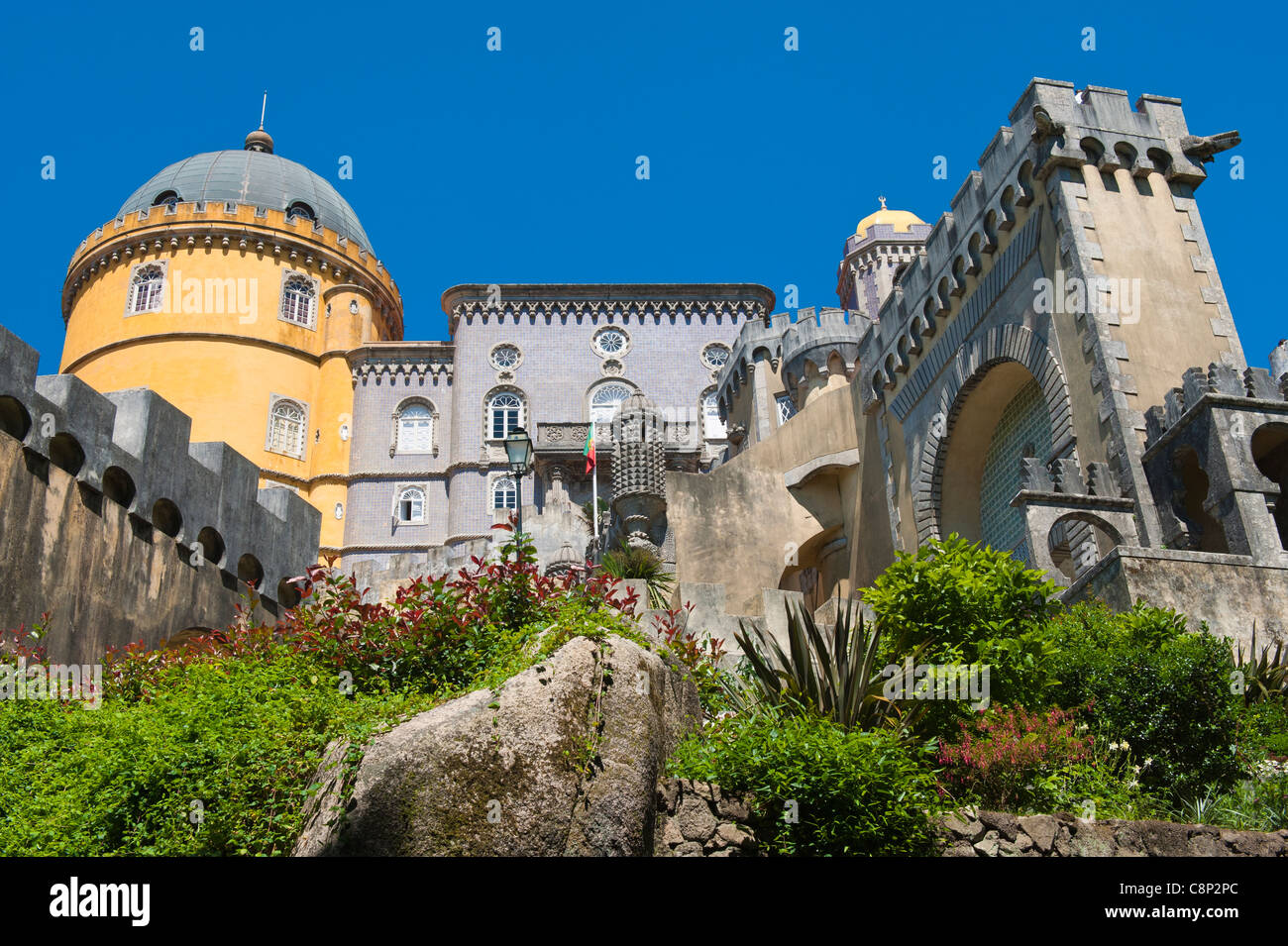 Palacio da Pena, Sintra, Lissabon, Portugal Stockfoto