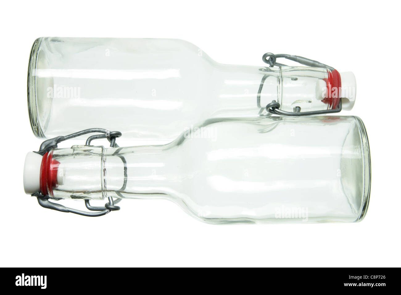 Glas-Flaschen Stockfoto