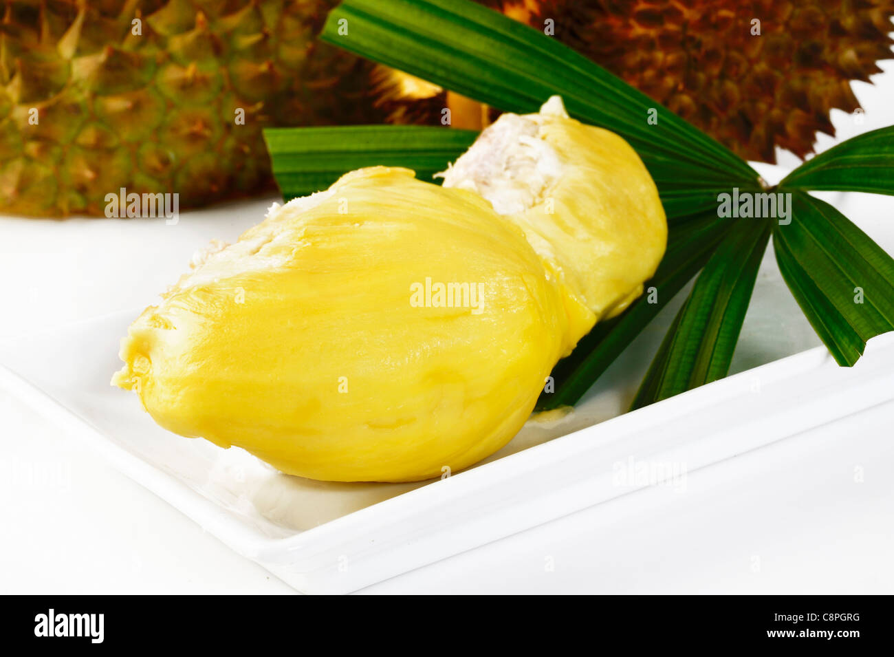Monthong Durian Samen Stockfoto