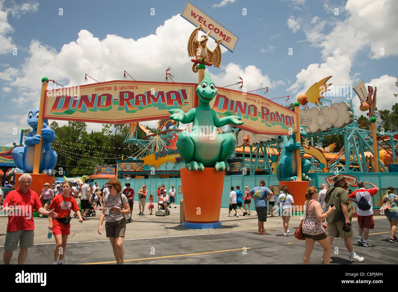 Walt Disneyworld Orlando Florida fl Mickey ist jammin jingle Parade Tierreich Stockfoto