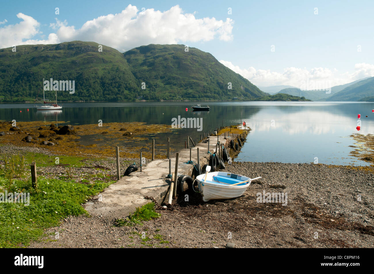 Loch Etive aus Airds Bay, Argyll, Highland Region, Schottland, Großbritannien. Stockfoto