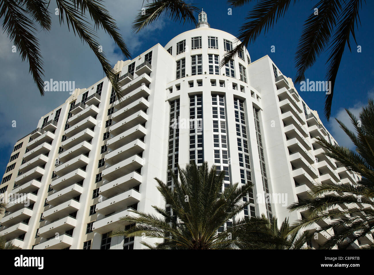 Das luxuriöse Art-Déco-Loews Hotel am South Beach in Miami Stockfoto