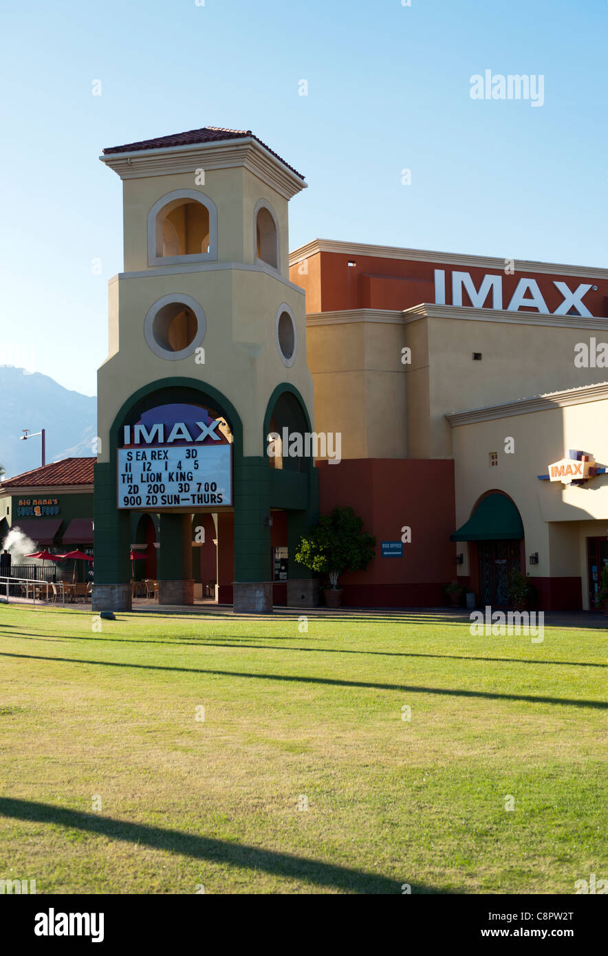 IMAX Filmtheater in Rancho Mirage, Kalifornien, Oktober 2011 Stockfoto