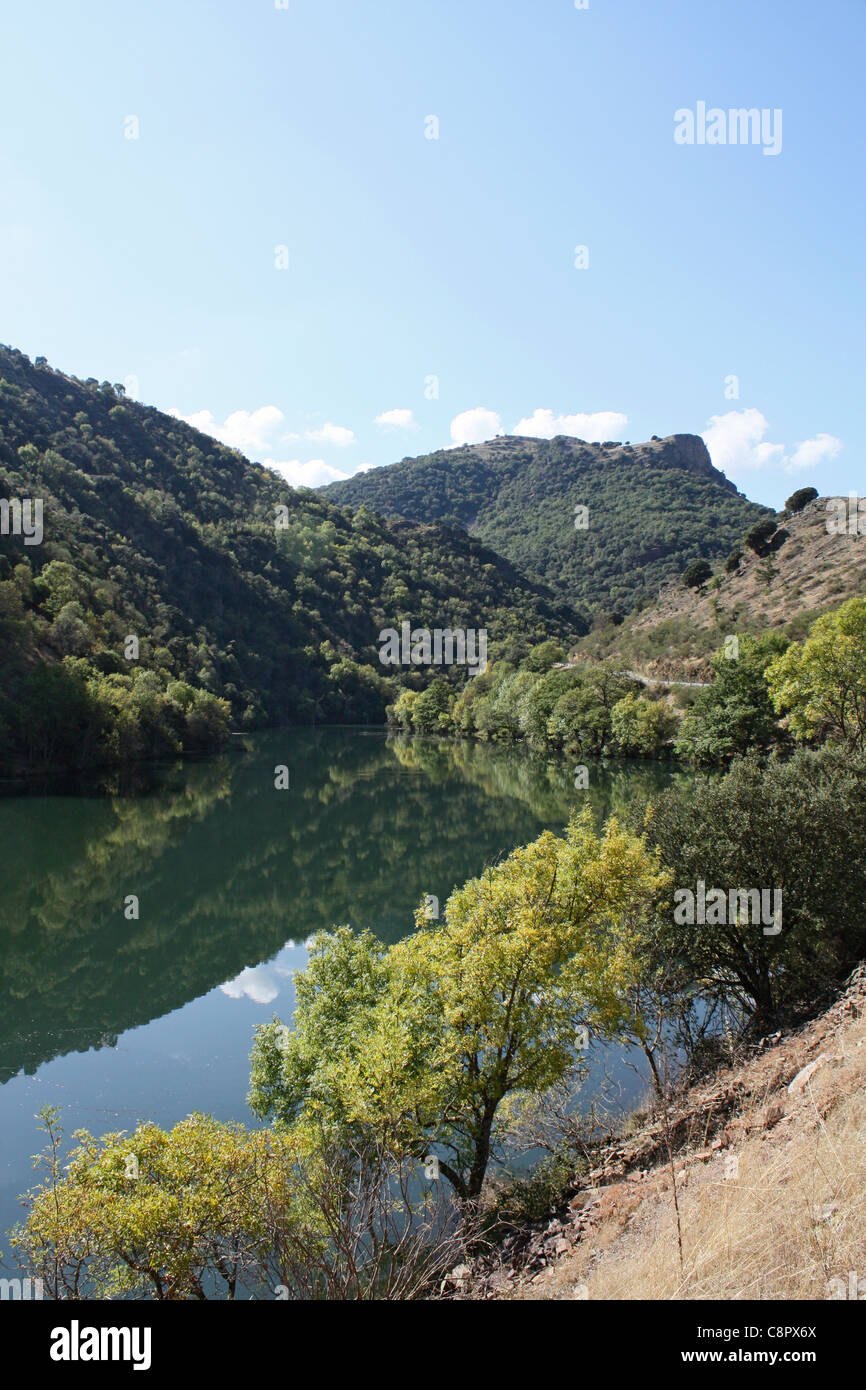 Spanien, Sierra De La Demanda, typische Landschaft Stockfoto