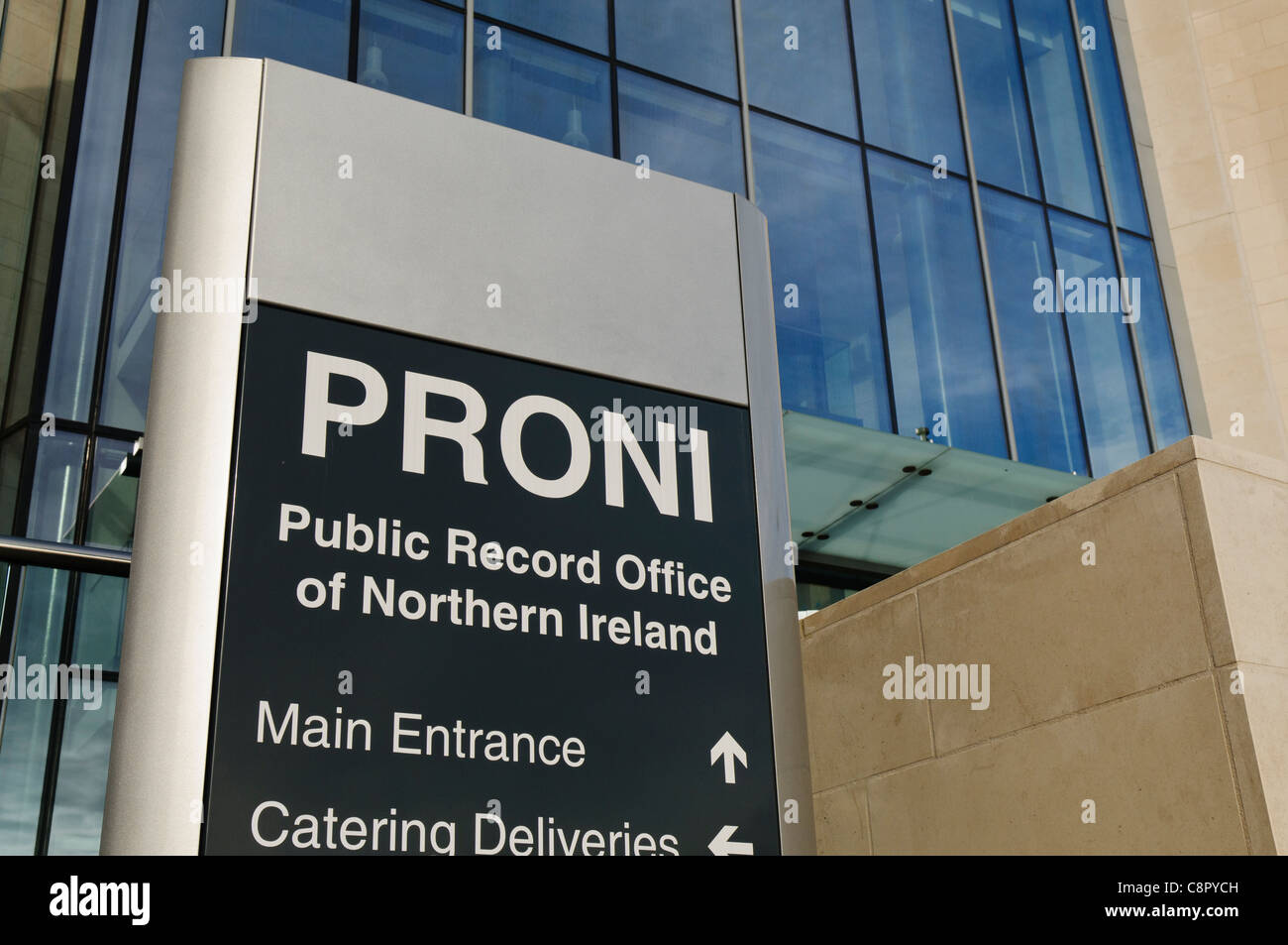 Allgemeinen Aufzeichnungen Büro für Nordirland (PRONI) Stockfoto