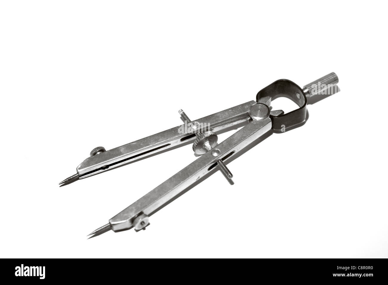 Staking Kreis vor einem weißen Hintergrund Stockfoto