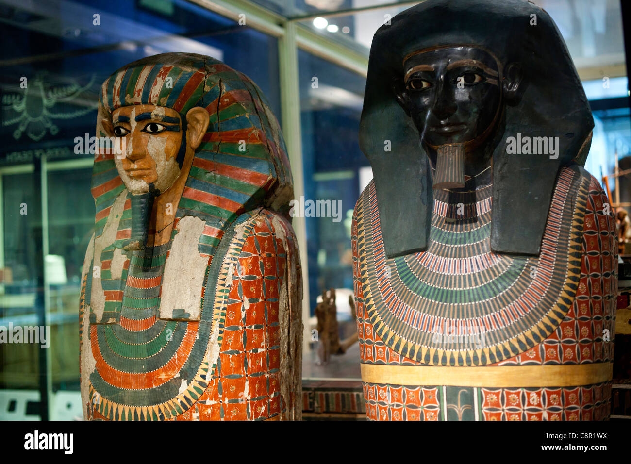 Ägyptische Mumie Fällen im Manchester Museum im Vereinigten Königreich Stockfoto