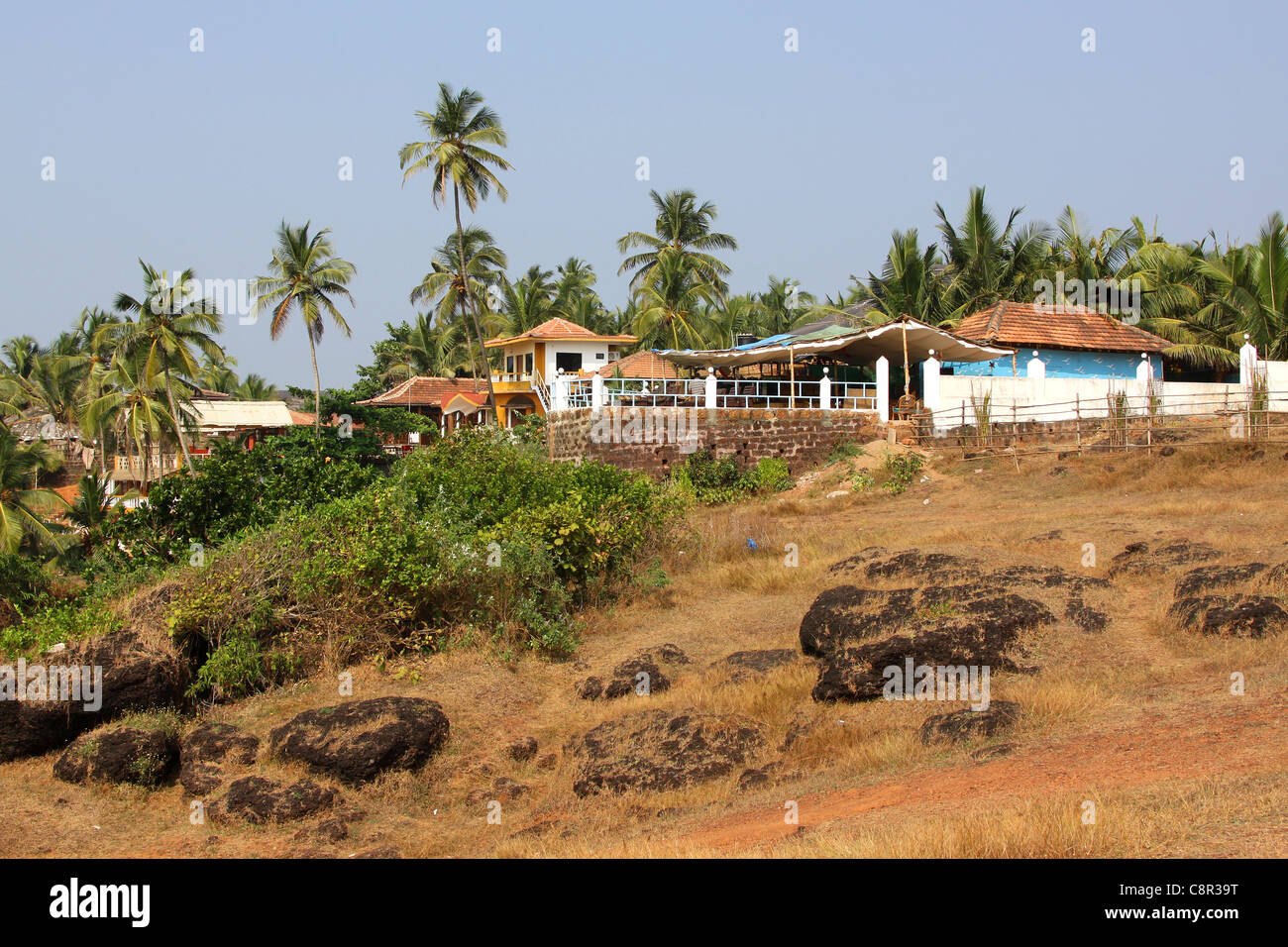 Goa, Vagator Stockfoto