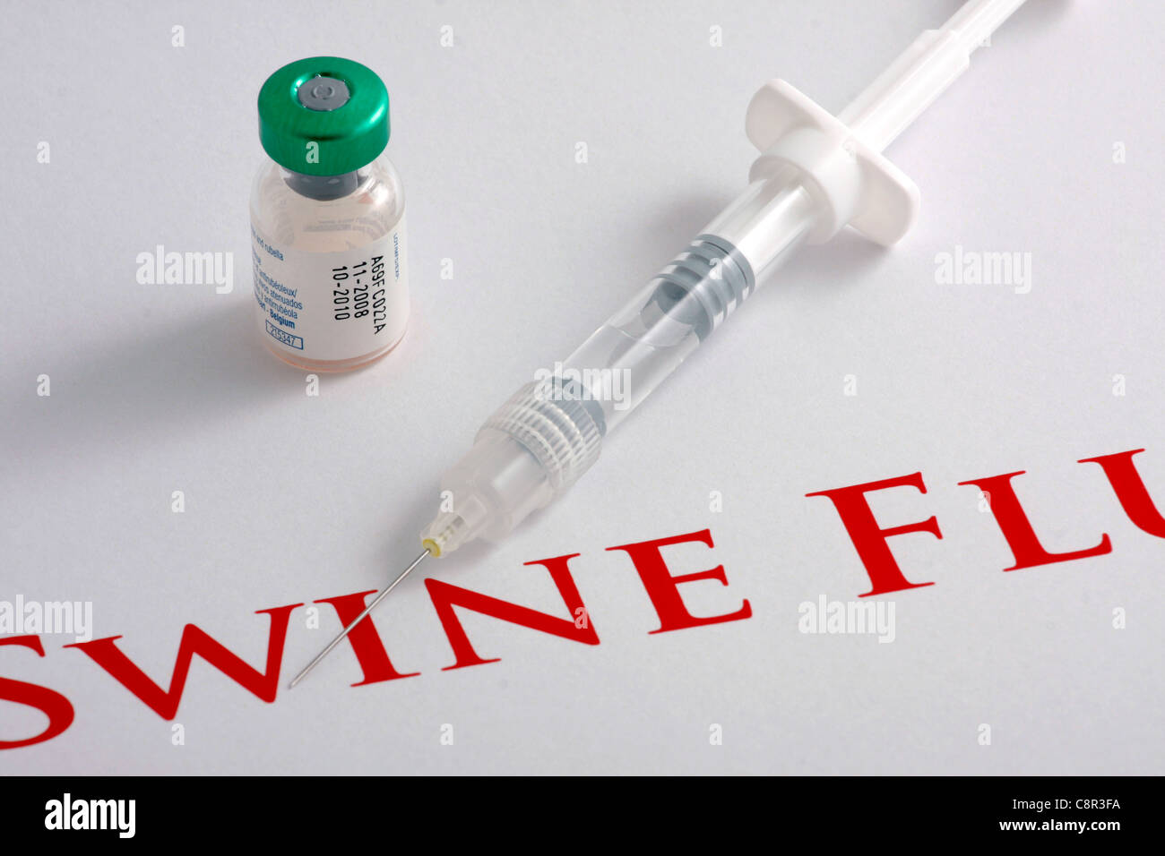 Bilder des H1N1 Influenza-Virus Stockfoto