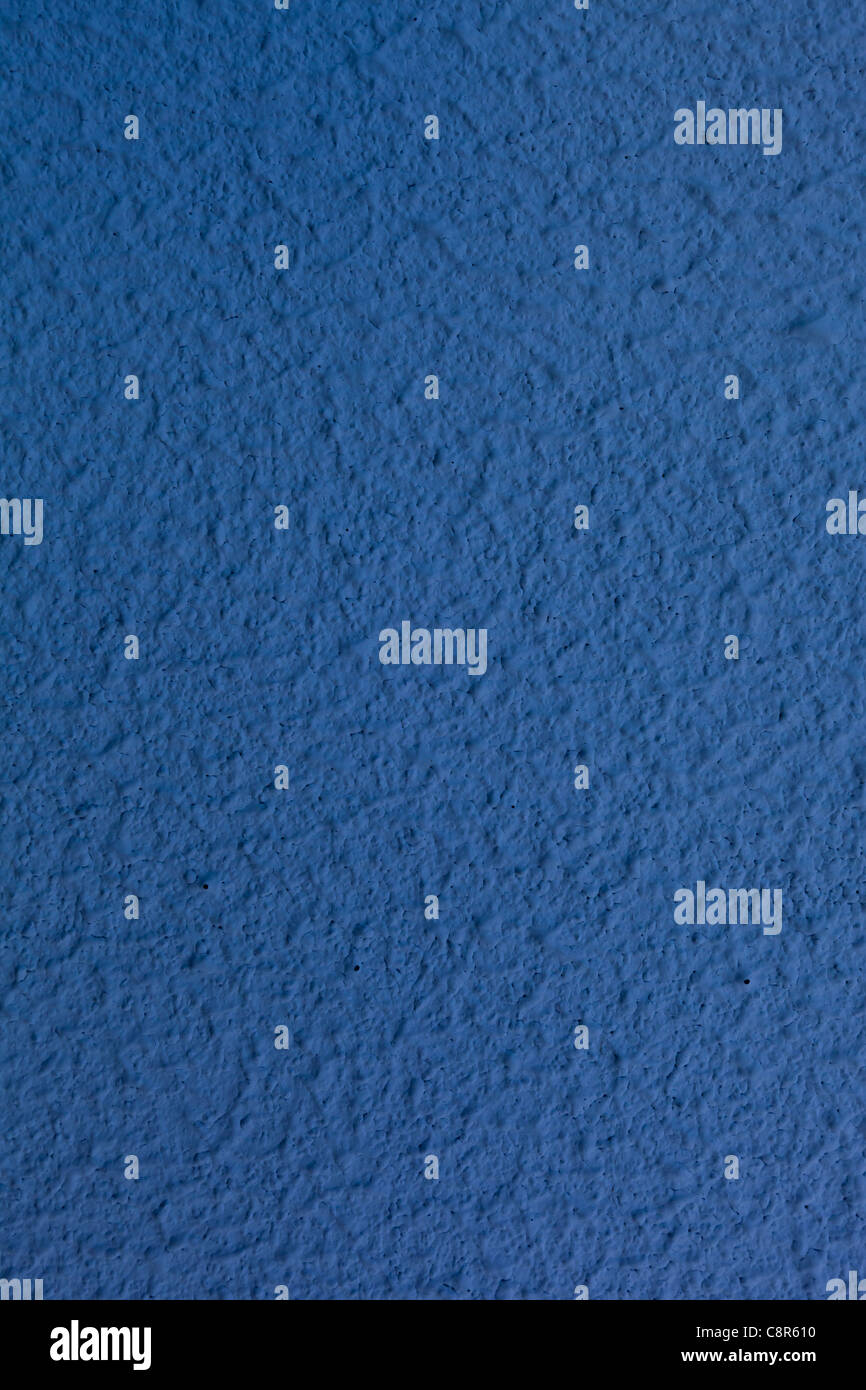 Gemalte blaue Wand Textur Stockfoto
