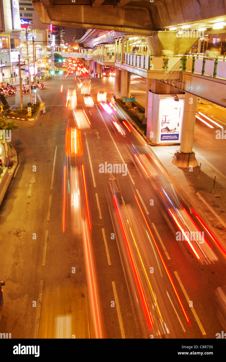 Stau Sukhumvit, Bangkok, Thailand Stockfoto