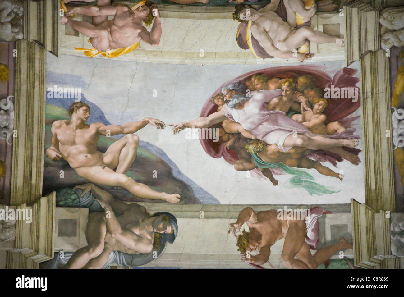 Die Sixtinische Kapelle, Rom Stockfoto