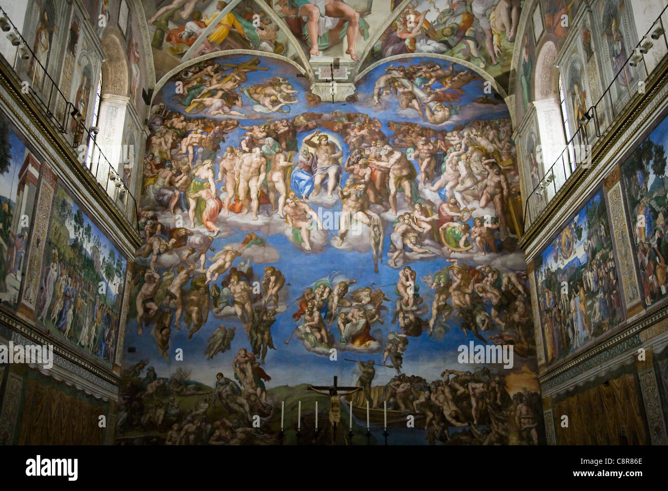 Die Sixtinische Kapelle, Rom Stockfoto