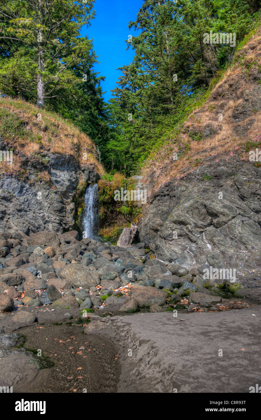 Secret Beach in der Nähe von Brookings und Bold Strand Oregon Stockfoto