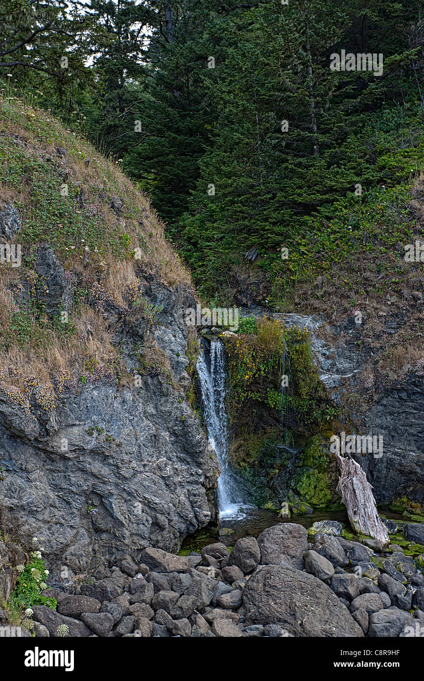 Secret Beach in der Nähe von Brookings und Bold Strand Oregon Stockfoto