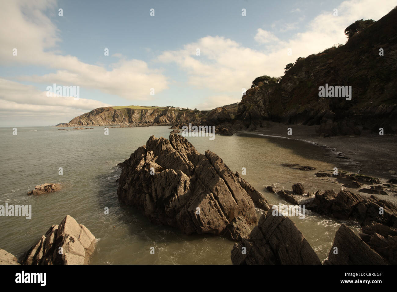 Sandy Cove, Lee in der Nähe von Ilfracombe, North Devon, England Stockfoto