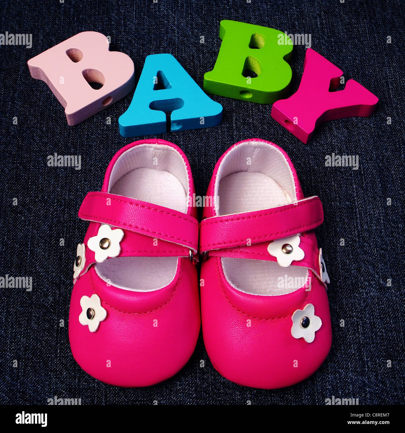 Baby-Schuhe Stockfoto