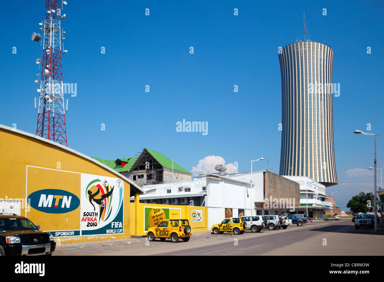 Tour Nabemba (Nabemba Turm), Brazzaville, Republik Kongo, Afrika Stockfoto