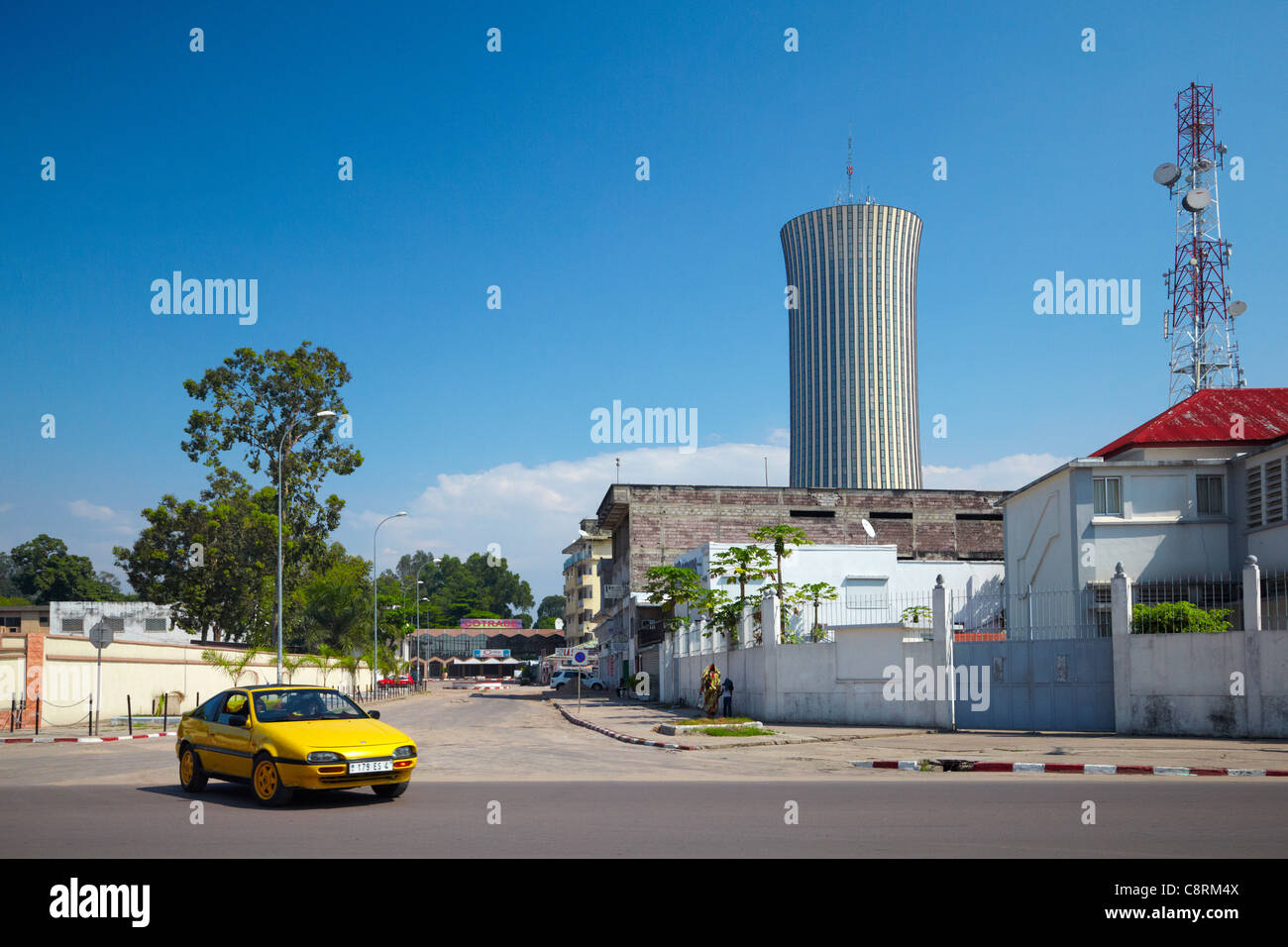 Tour Nabemba (Nabemba Turm), Brazzaville, Republik Kongo, Afrika Stockfoto