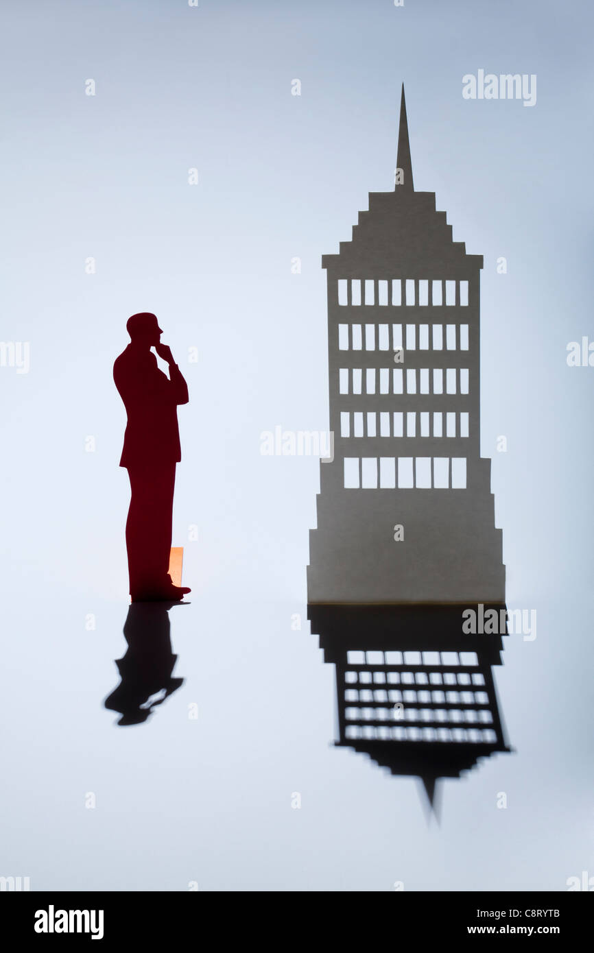 Konzept der Zukunft und Erfolg Stockfoto