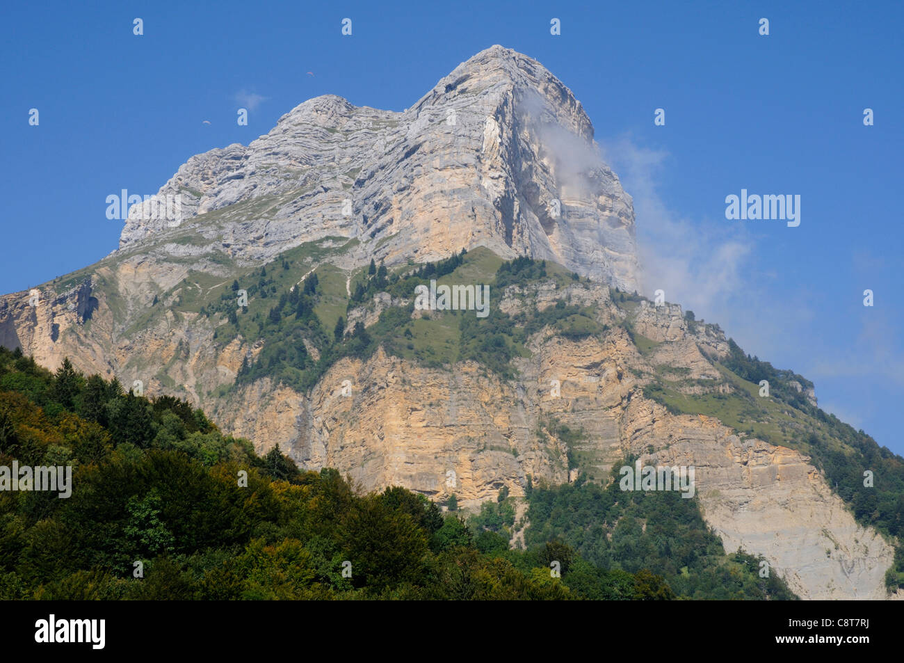 Die Dent de Crolles in der Nähe von Grenoble in Frankreich Stockfoto