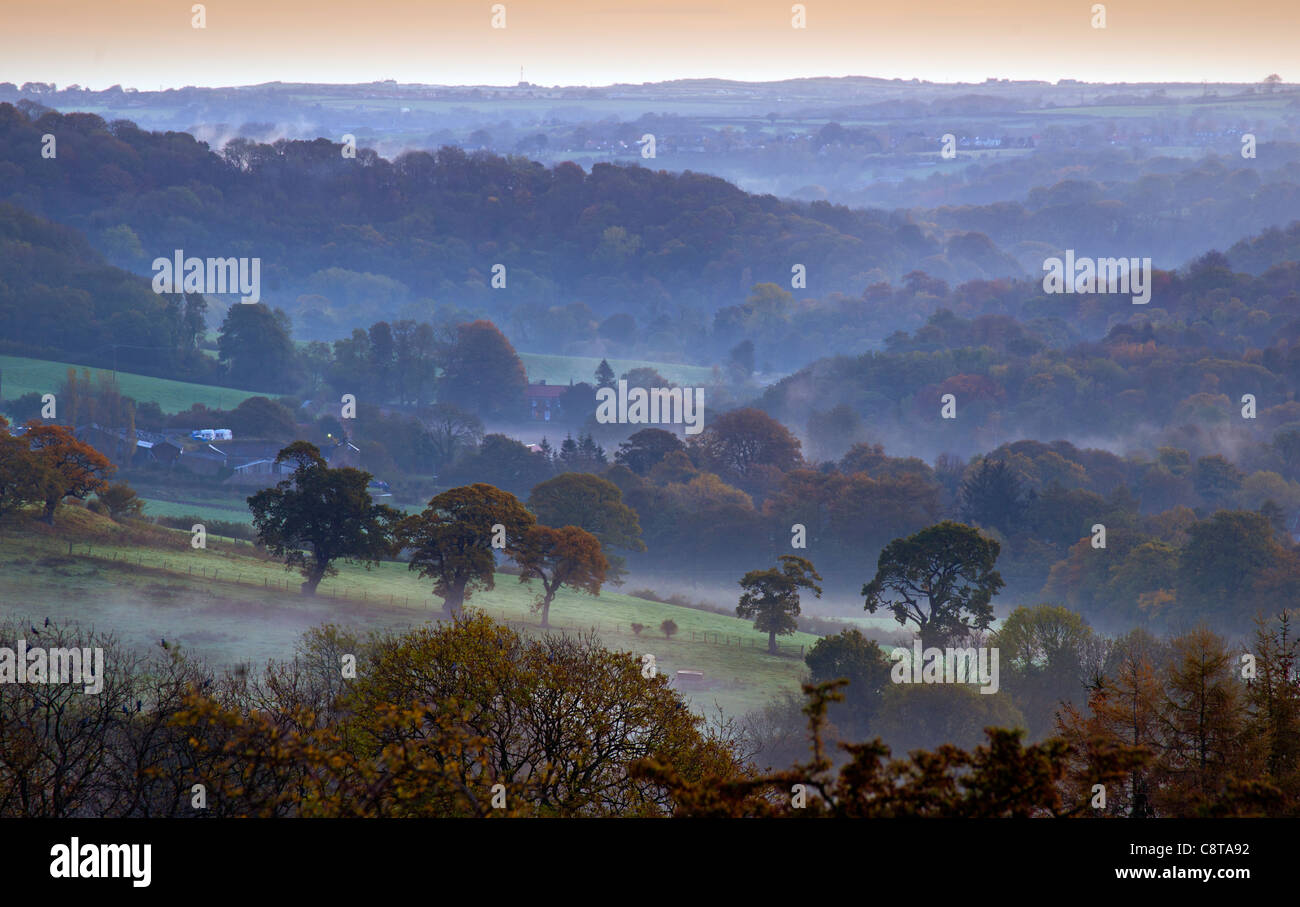 Blick vom in der Nähe von Key-Green südlich von Egmont, North Yorkshire, Blick nach Osten Stockfoto