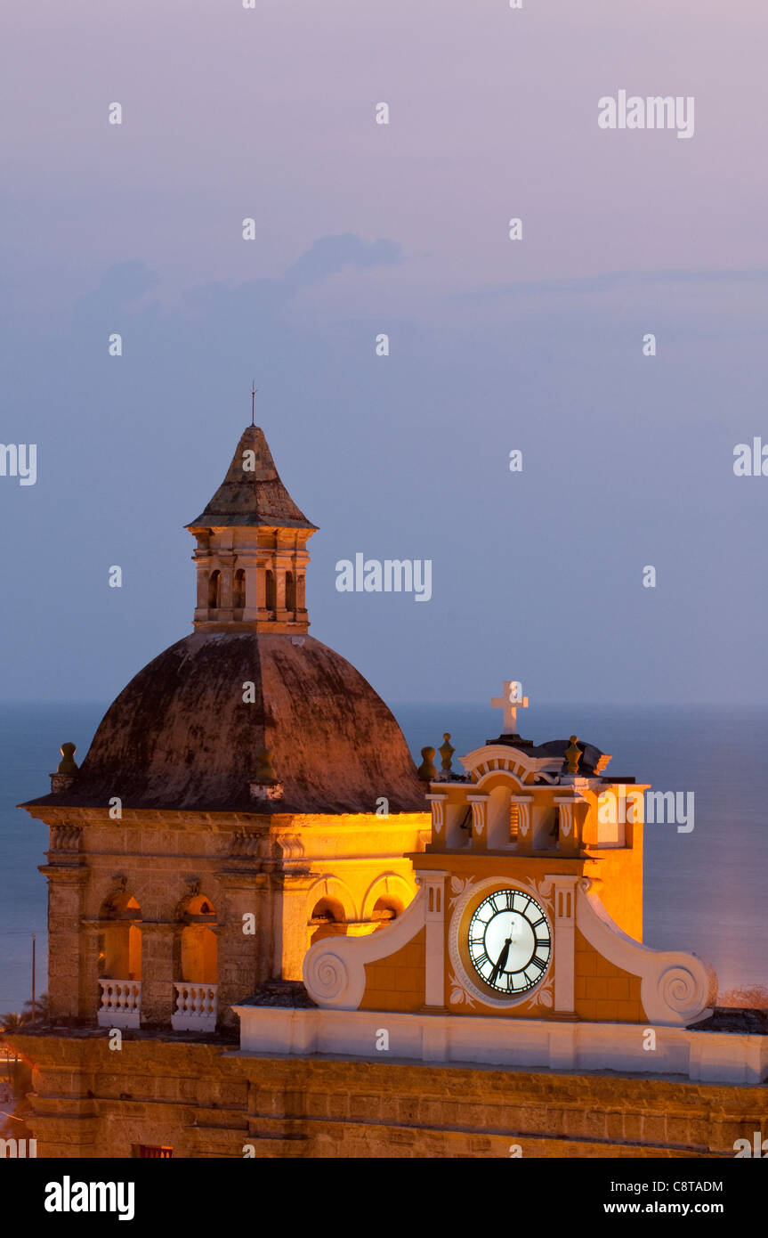 Kirche San Pedro Claver Cartagena de Indias, Kolumbien Stockfoto