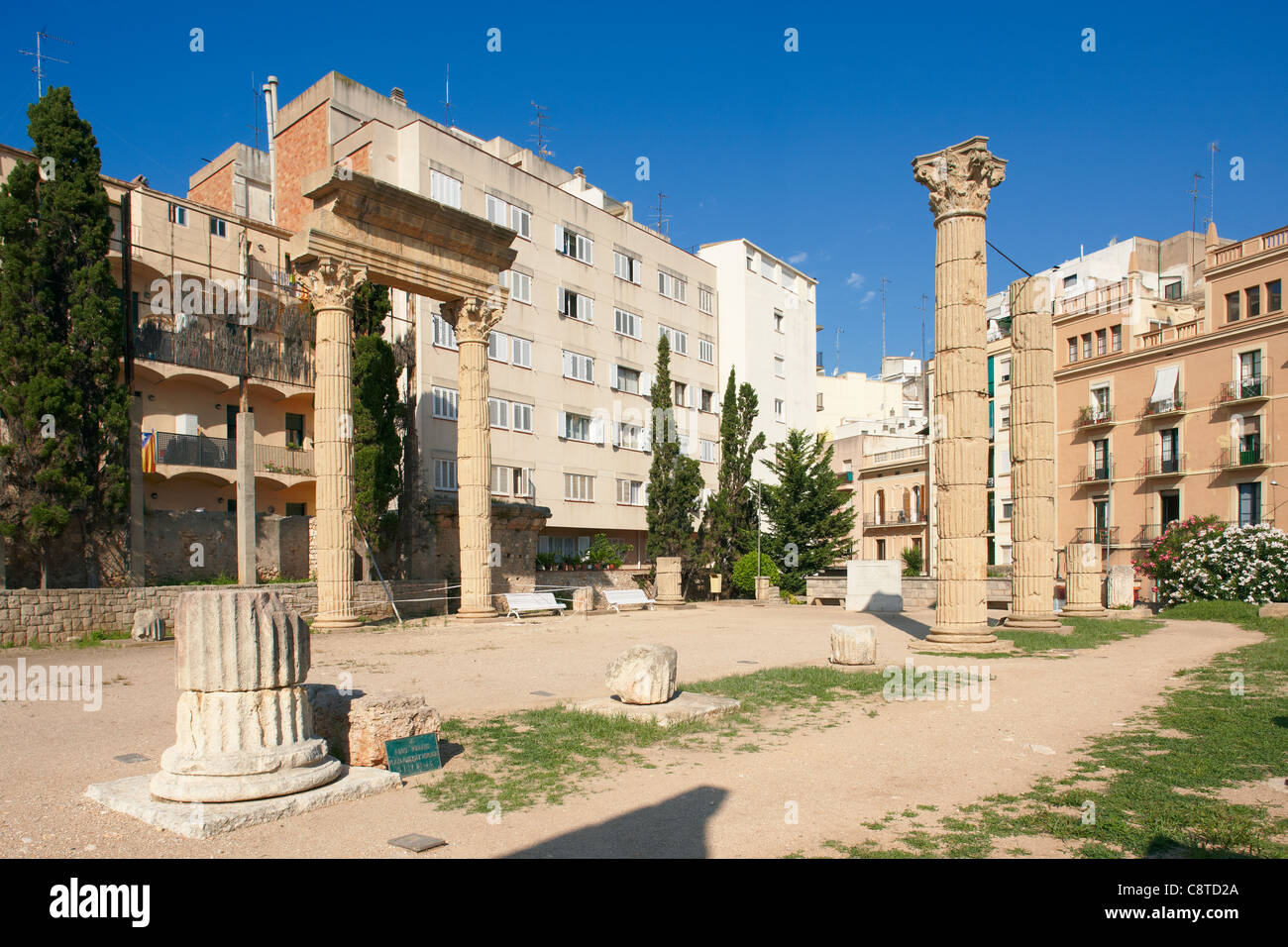 Das Forum Romanum. Tarragona, Katalonien, Spanien. Stockfoto