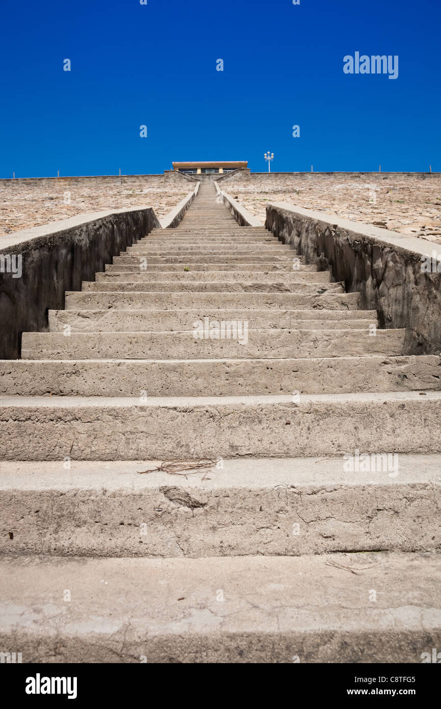 lange Treppe Stockfoto