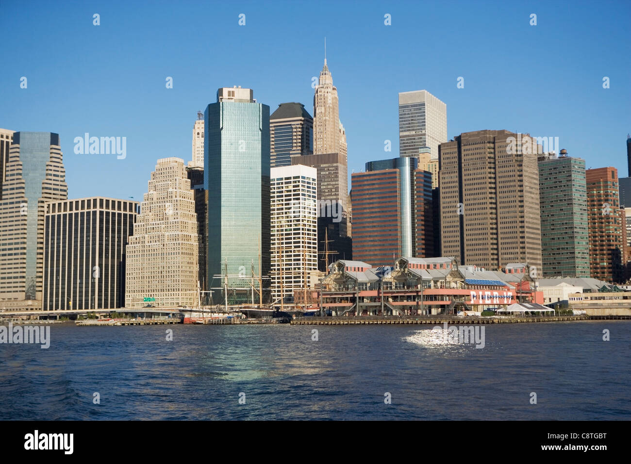 USA, Staat New York, New York City, Manhattan, Wolkenkratzer von Manhattan Stockfoto