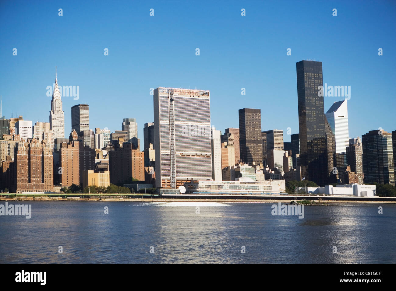 USA, Staat New York, New York City, Manhattan, Wolkenkratzer von Manhattan Stockfoto