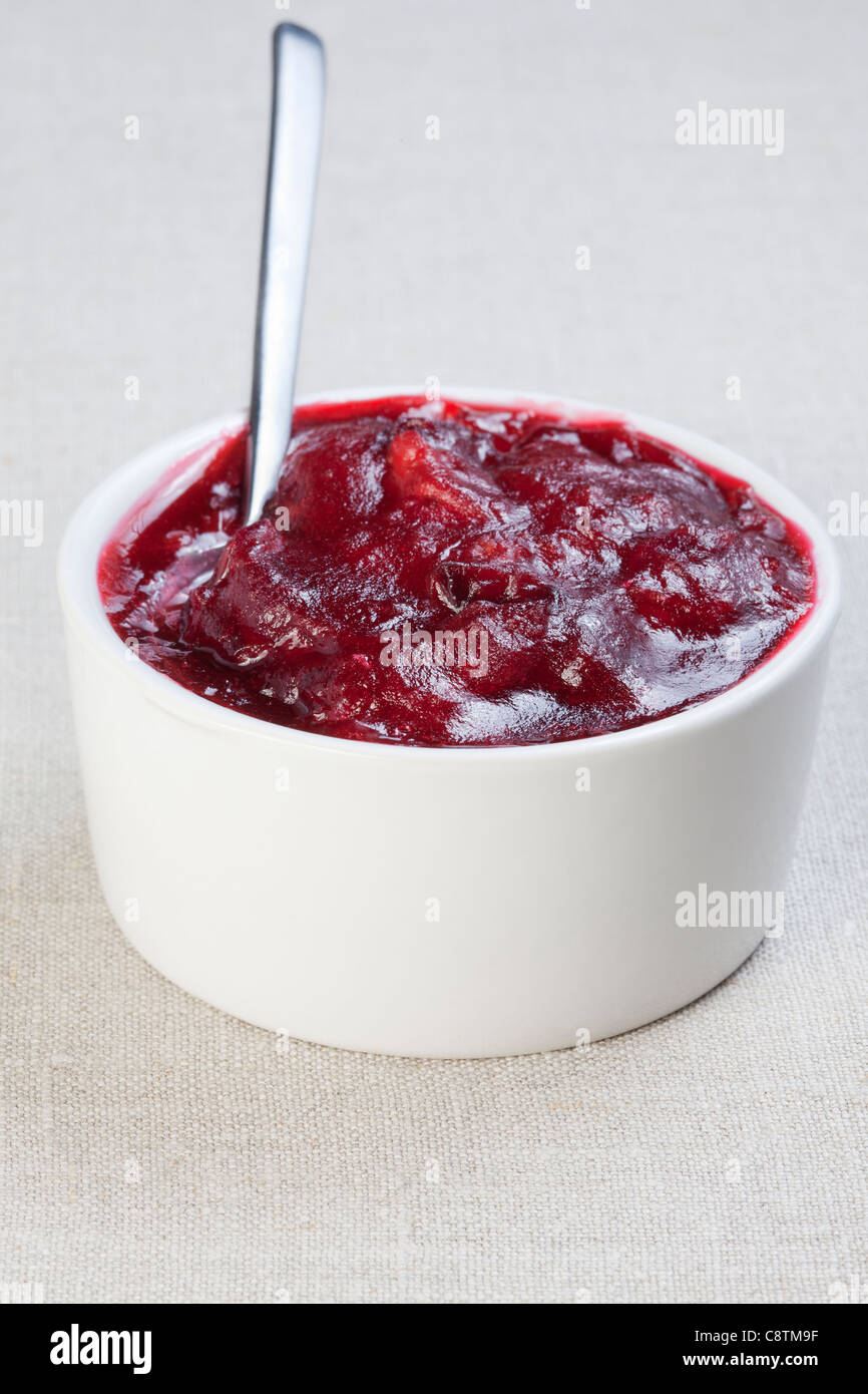 Cranberry Sauce Stockfoto