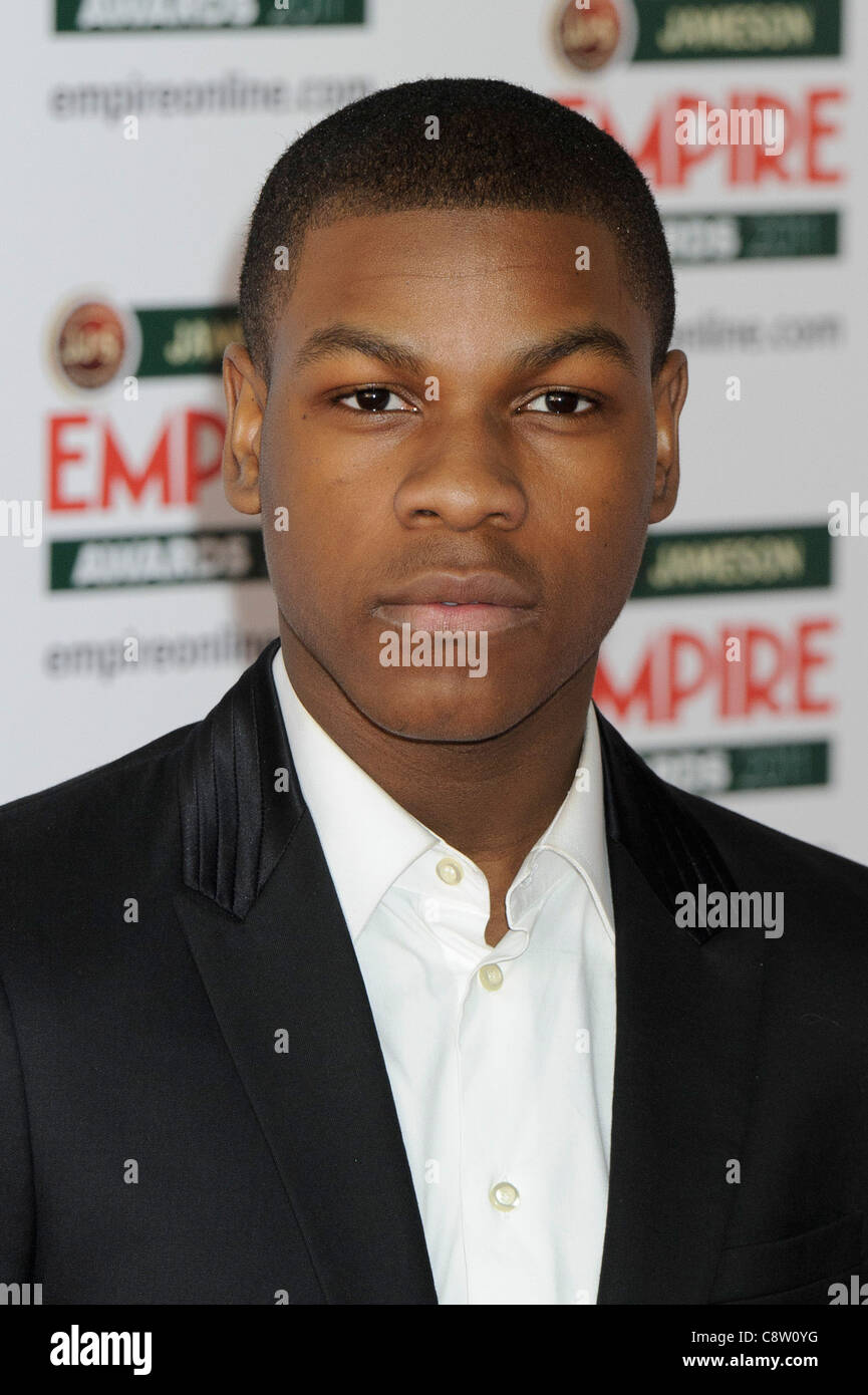 John Boyega besucht den Empire Awards an einem zentralen Ort London. Stockfoto