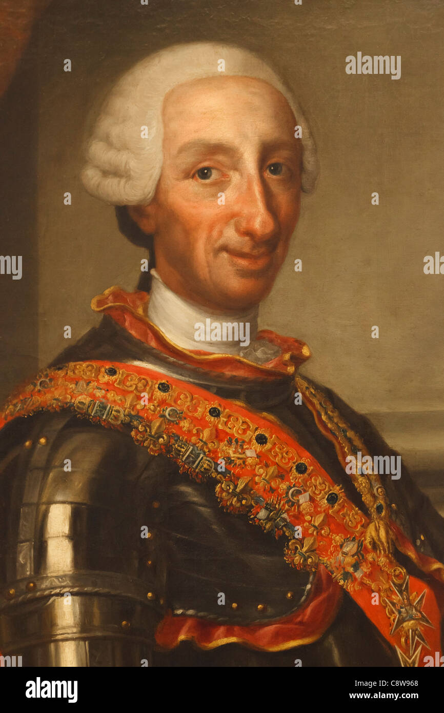 Carlos III (Englisch: Charles III) 1716 – 1788. König von Spanien und den spanischen Indies von 1759 bis 1788. Stockfoto