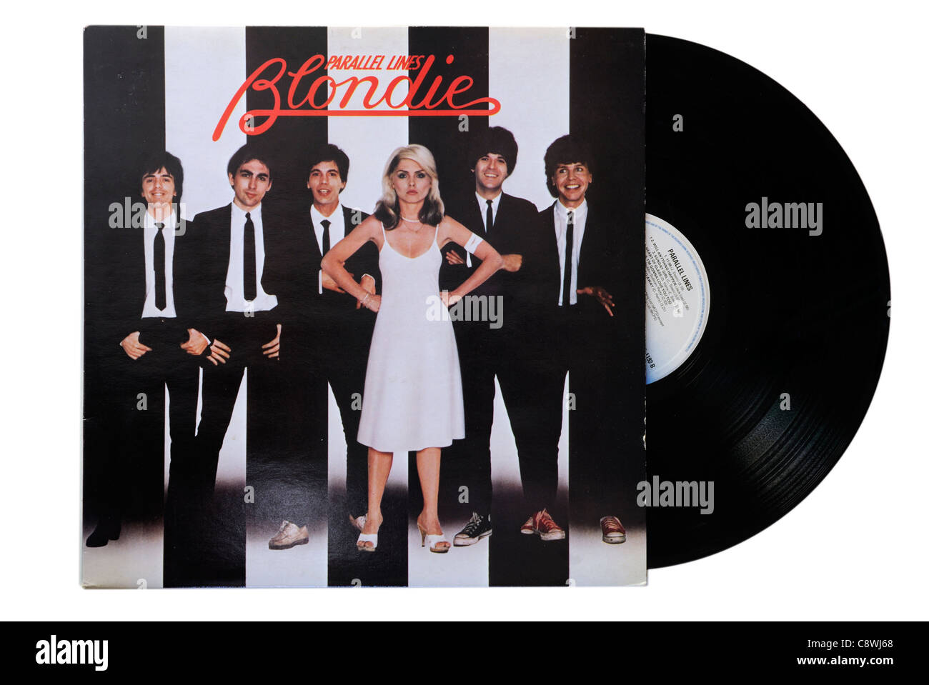 Parallele Linien Blondie-album Stockfoto