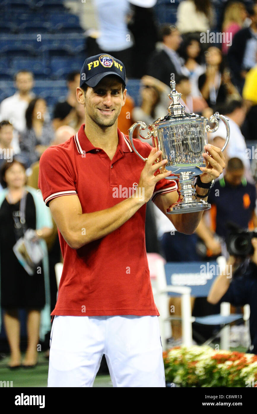 Novak Djokovic in Anwesenheit US OPEN 2011 Tennis Championship - Mo USTA Billie Jean King National Tennis Center Flushing, NY Stockfoto