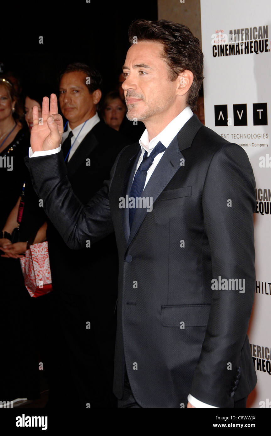 Robert Downey Jr. in Anwesenheit für 25. American Cinematheque Award für Robert Downey Jr., Beverly Hilton Hotel, Los Angeles, Stockfoto