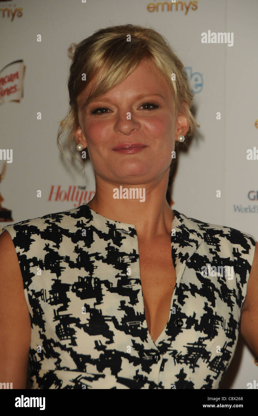 Martha Plimpton im Ankunftsbereich für die 63. Primetime Emmy Awards - Darsteller nominiert Rezeption, Pacific Design Center, Los Stockfoto