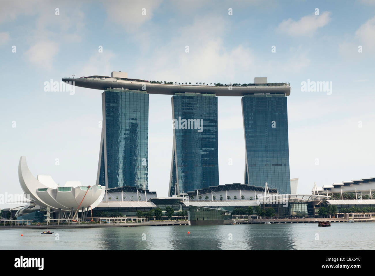 Hotel Marina Bay Sands, Singapur Stockfoto